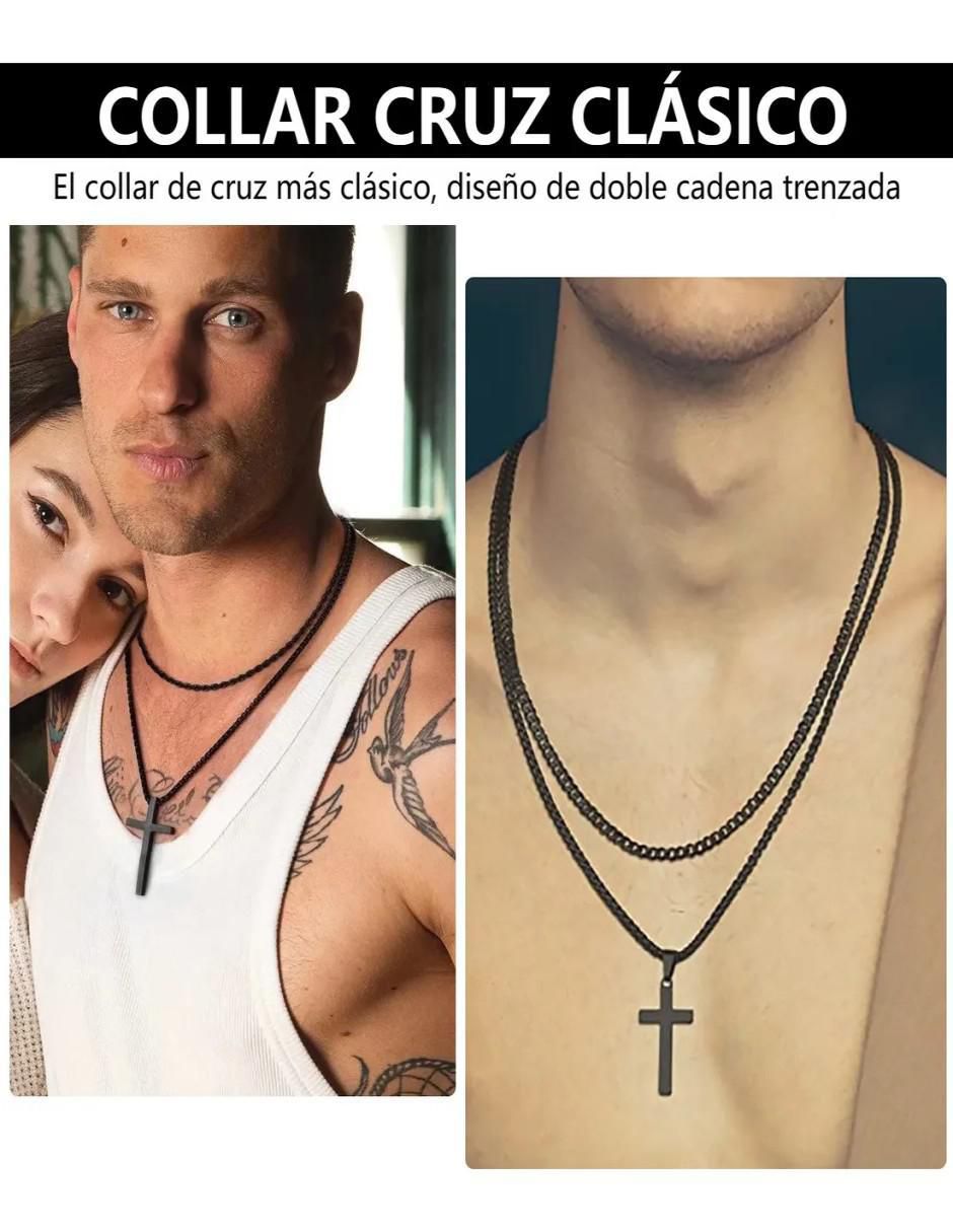 Collar y pulsera de cruz 4