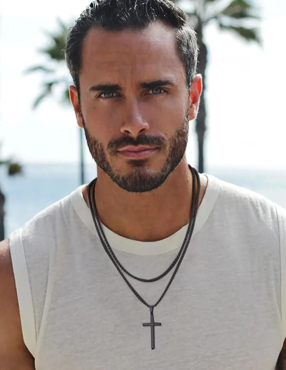 Collar y pulsera de cruz 5