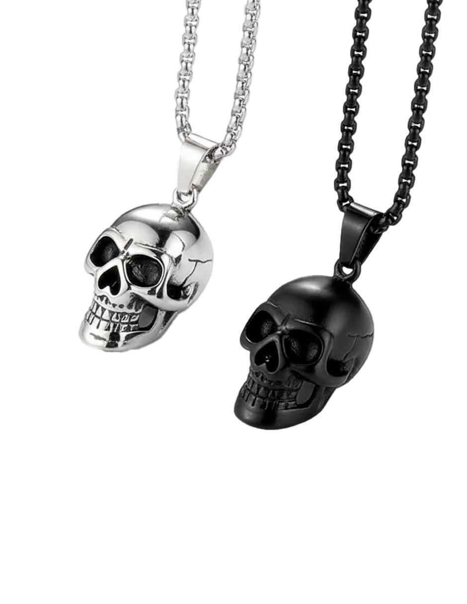 Collar con dije de calavera 2
