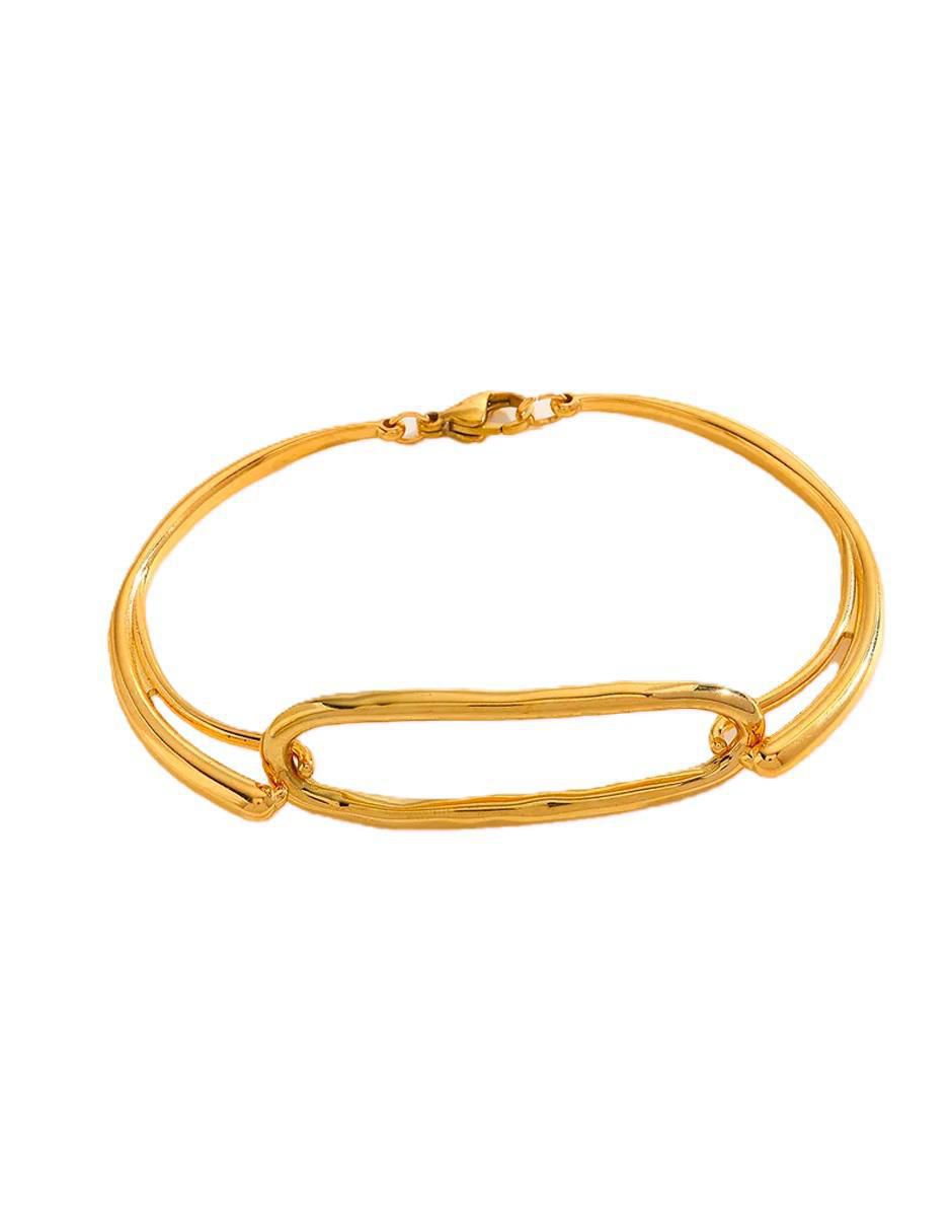 Pulsera de oro laminado 10 K acabado pulido