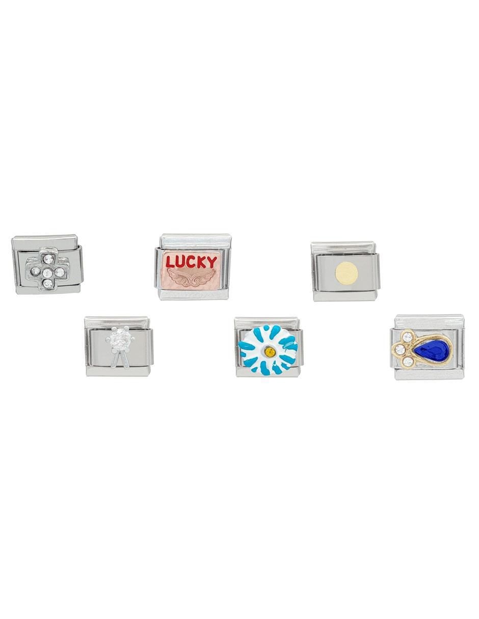 Pulsera y charms con acabado brillante 5