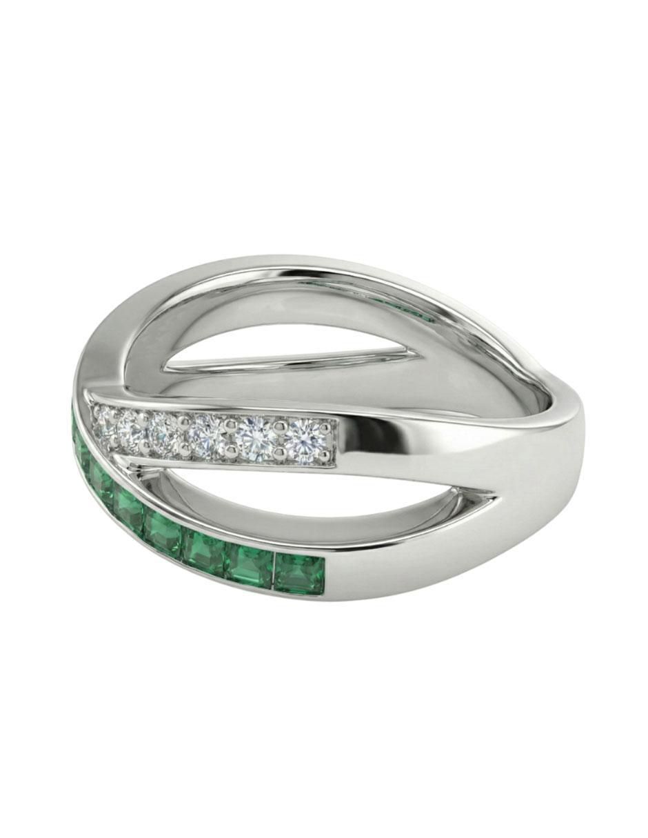 Anillo de princess P 925 de plata zirconia pavé 2