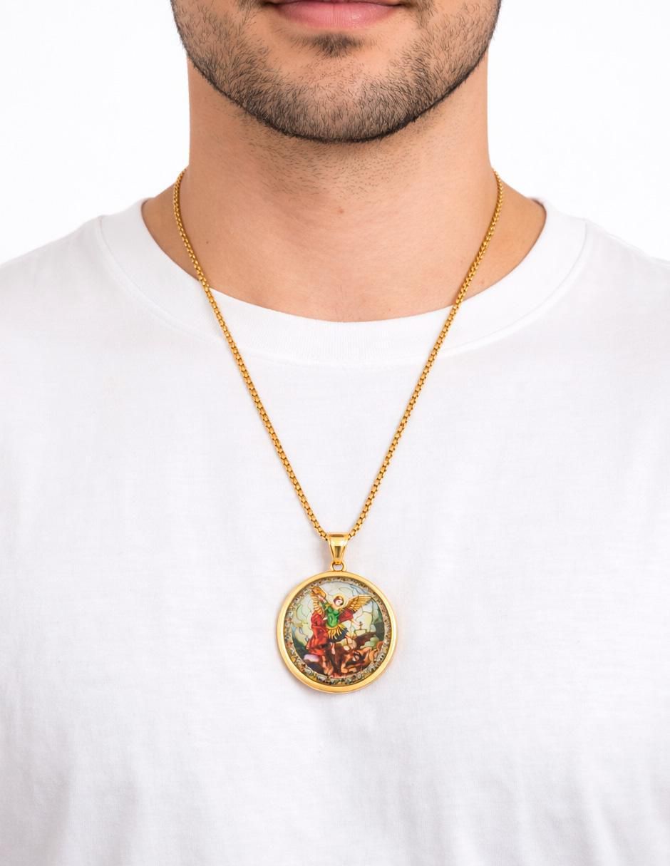 Collar con dije de ángel 14 K 4