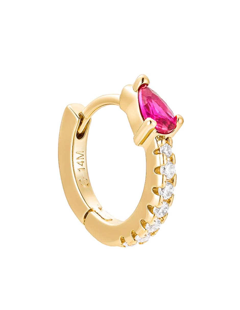 Artes cortos 14 K con acabado baño de oro zirconia 2