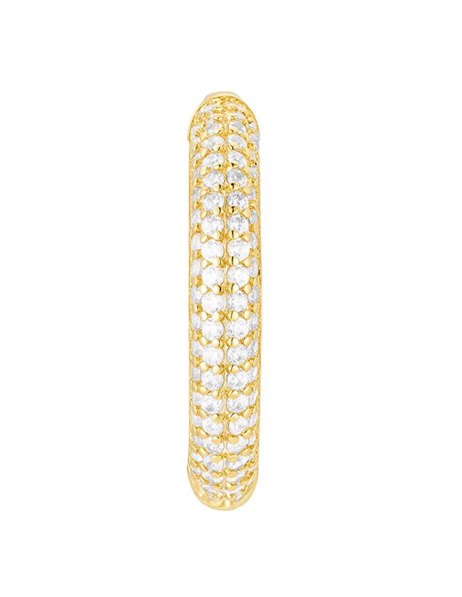Piercing Golden 14 K con acabado baño de oro zirconia 4