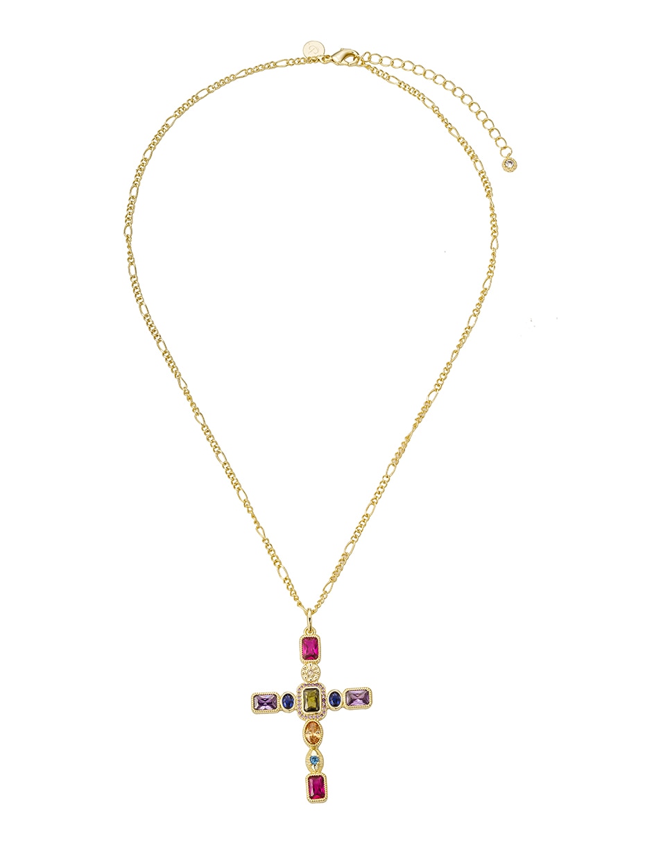 Collar de cruz 14 K