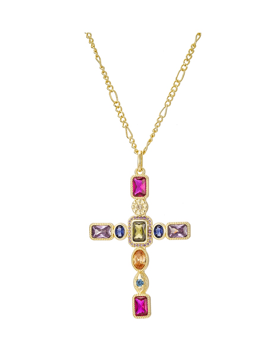 Collar de cruz 14 K 2