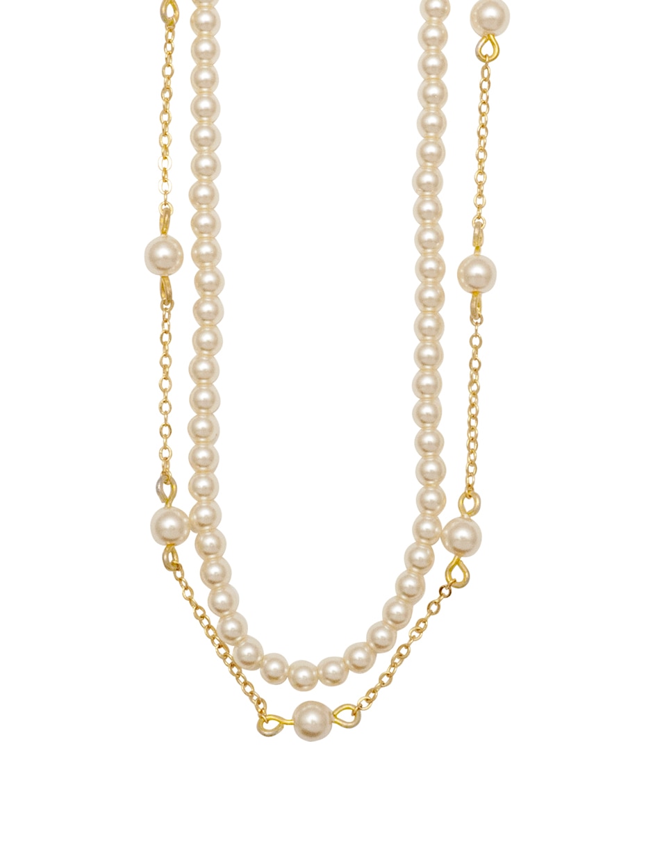 Collar Perla doble