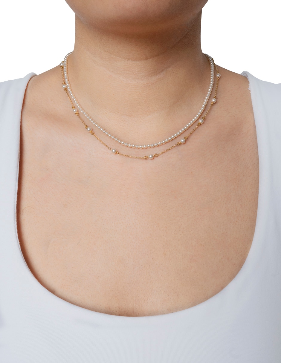 Collar Perla doble 3