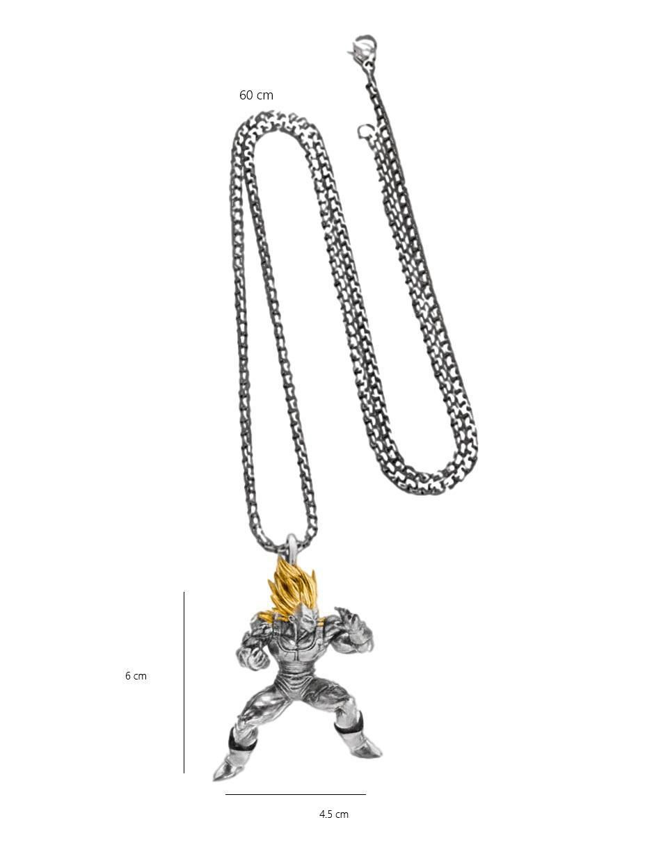 Collar con dije Vegeta 4