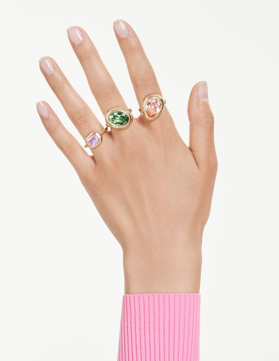 Set anillo circular Gema brillante 8