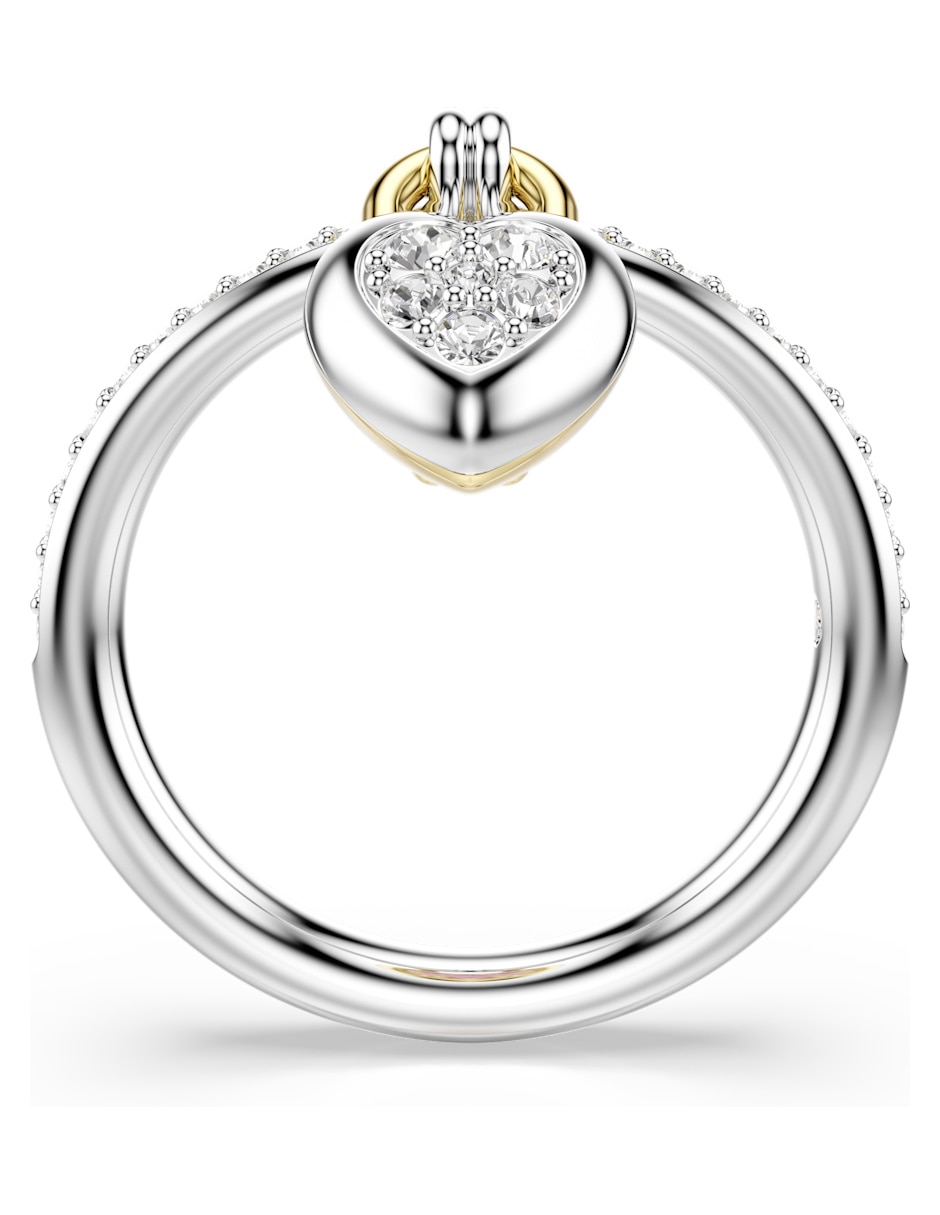 Anillo de corazón Idyllia de rodio Swarovski brillante 4