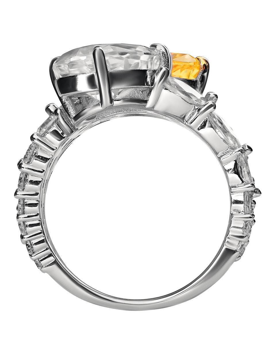 Anillo P 925 de plata zirconia brillante 3