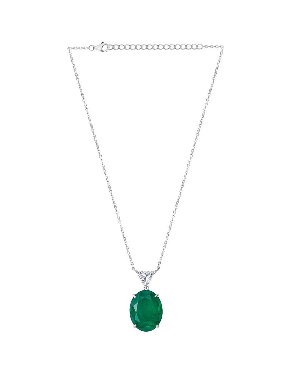 Collar ovalado de plata P 925 2