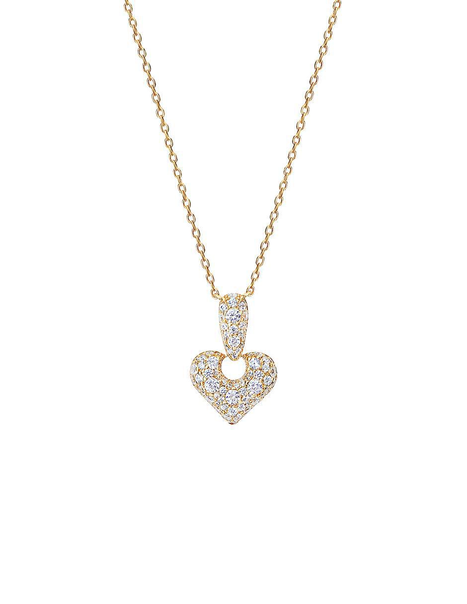 Collar de corazón de plata P 925
