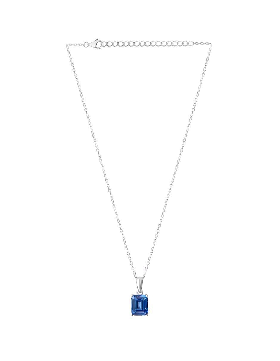 Collar rectangular de plata P 925 2