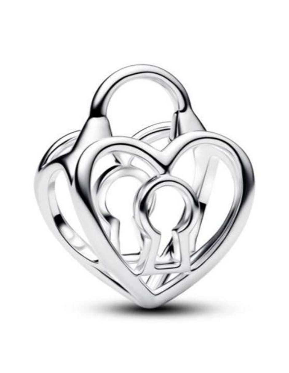 Charm de corazón Moments de plata P 925