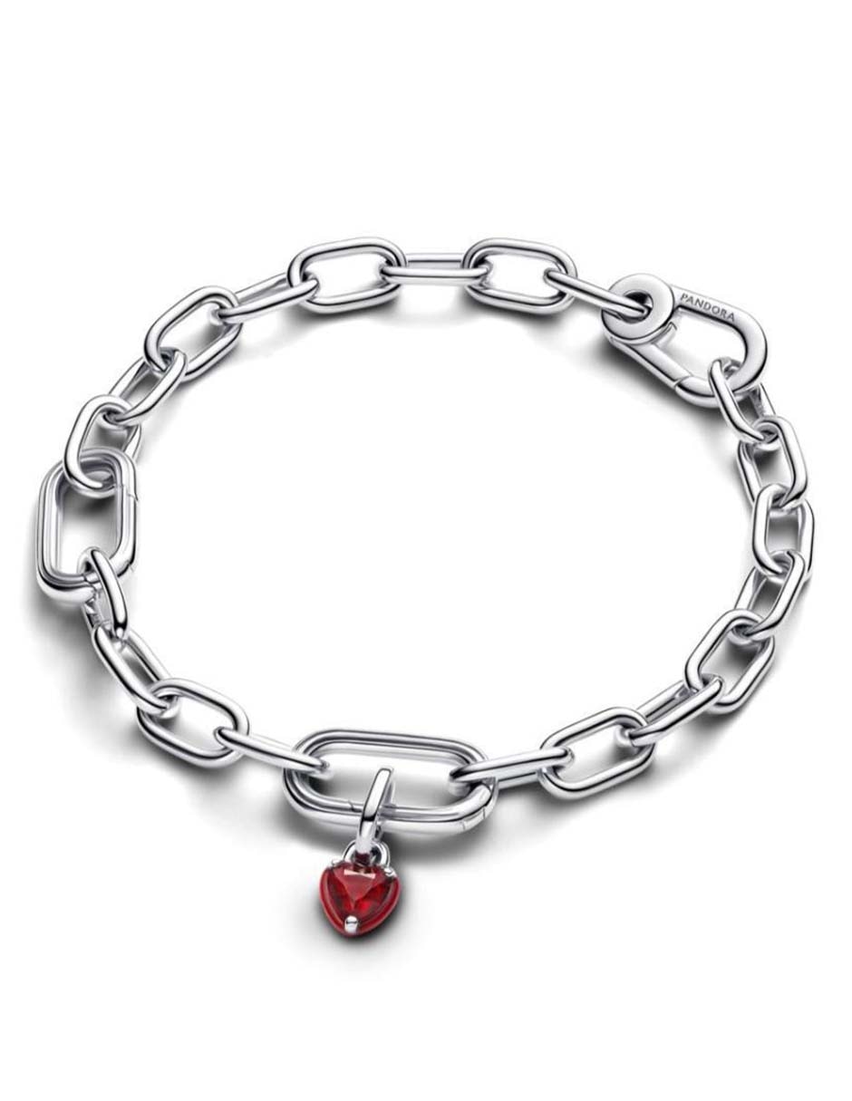 Charm de corazón ME de plata P 925 cristal 2