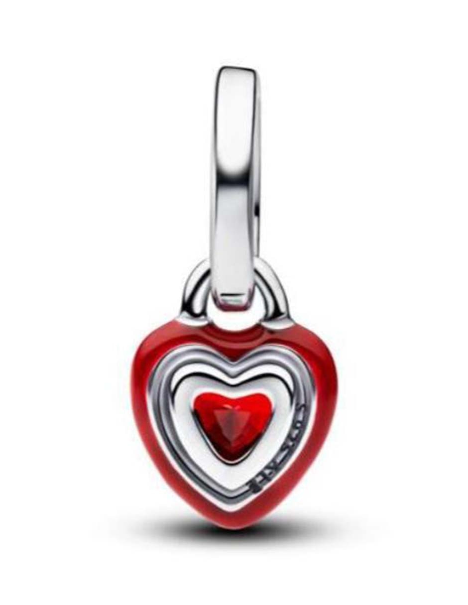 Charm de corazón ME de plata P 925 cristal 4