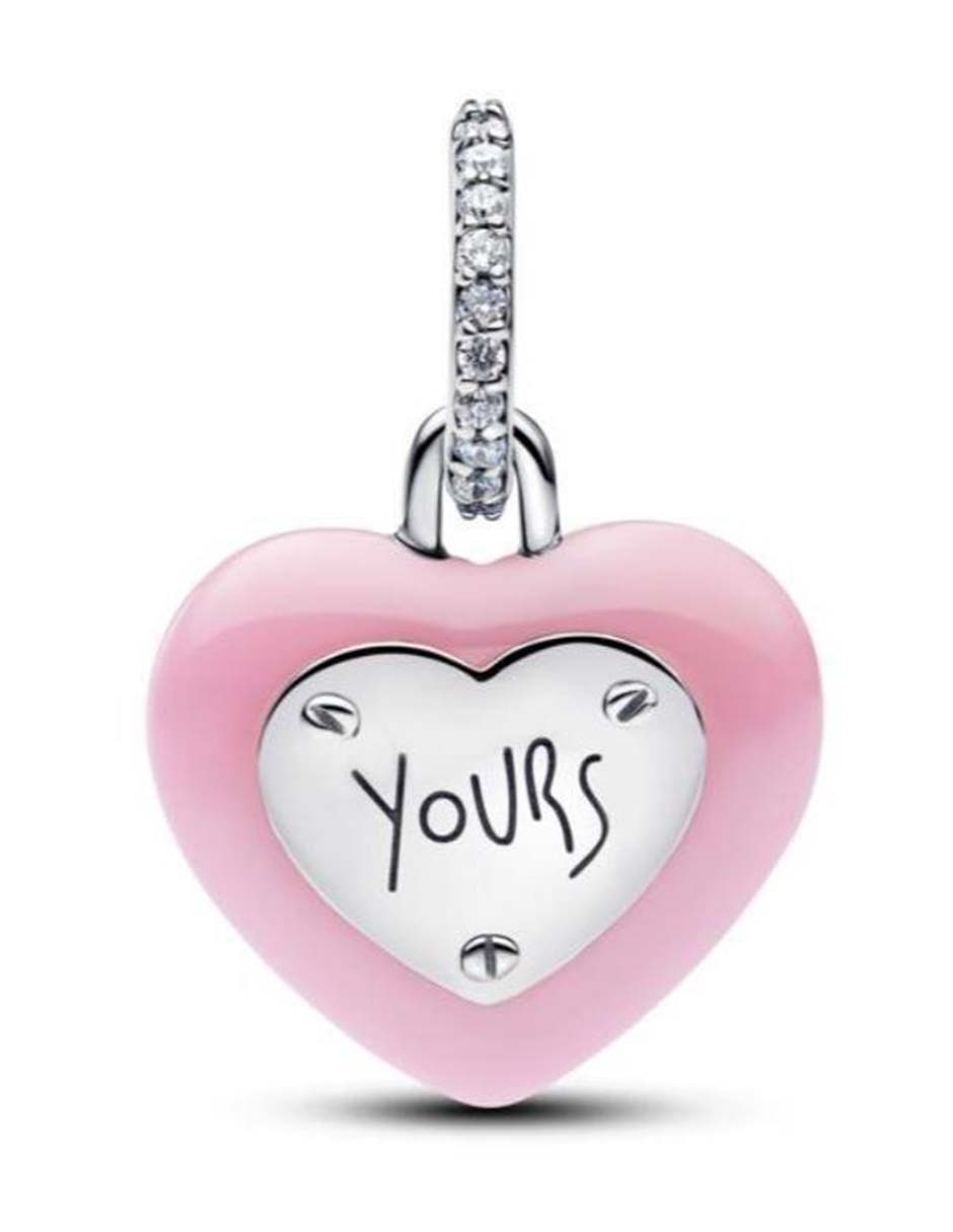 Charm de corazón Moments de plata P 925 zirconia cúbica 4