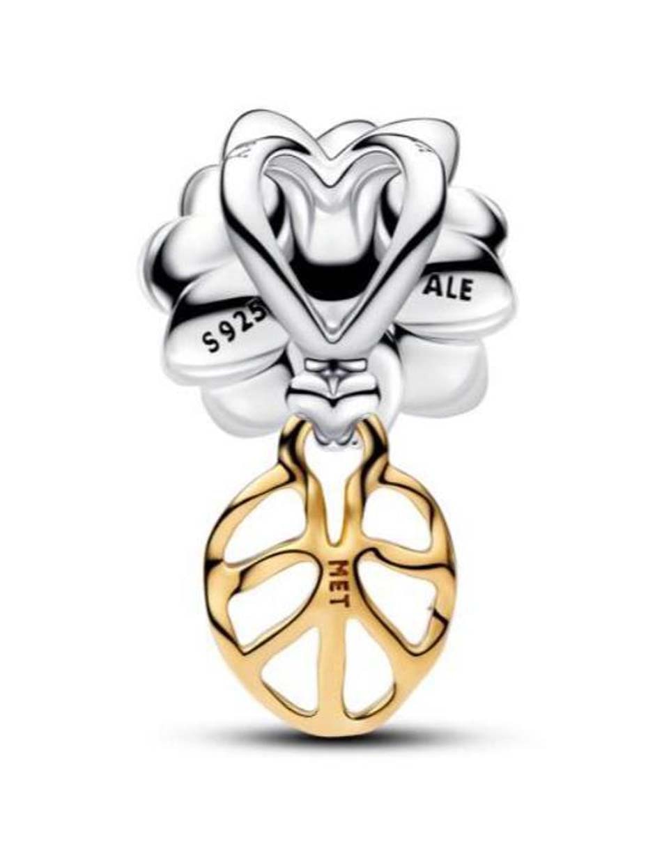 Charm de flor Disney x Pandora Tiana de plata P 925 diamante 4