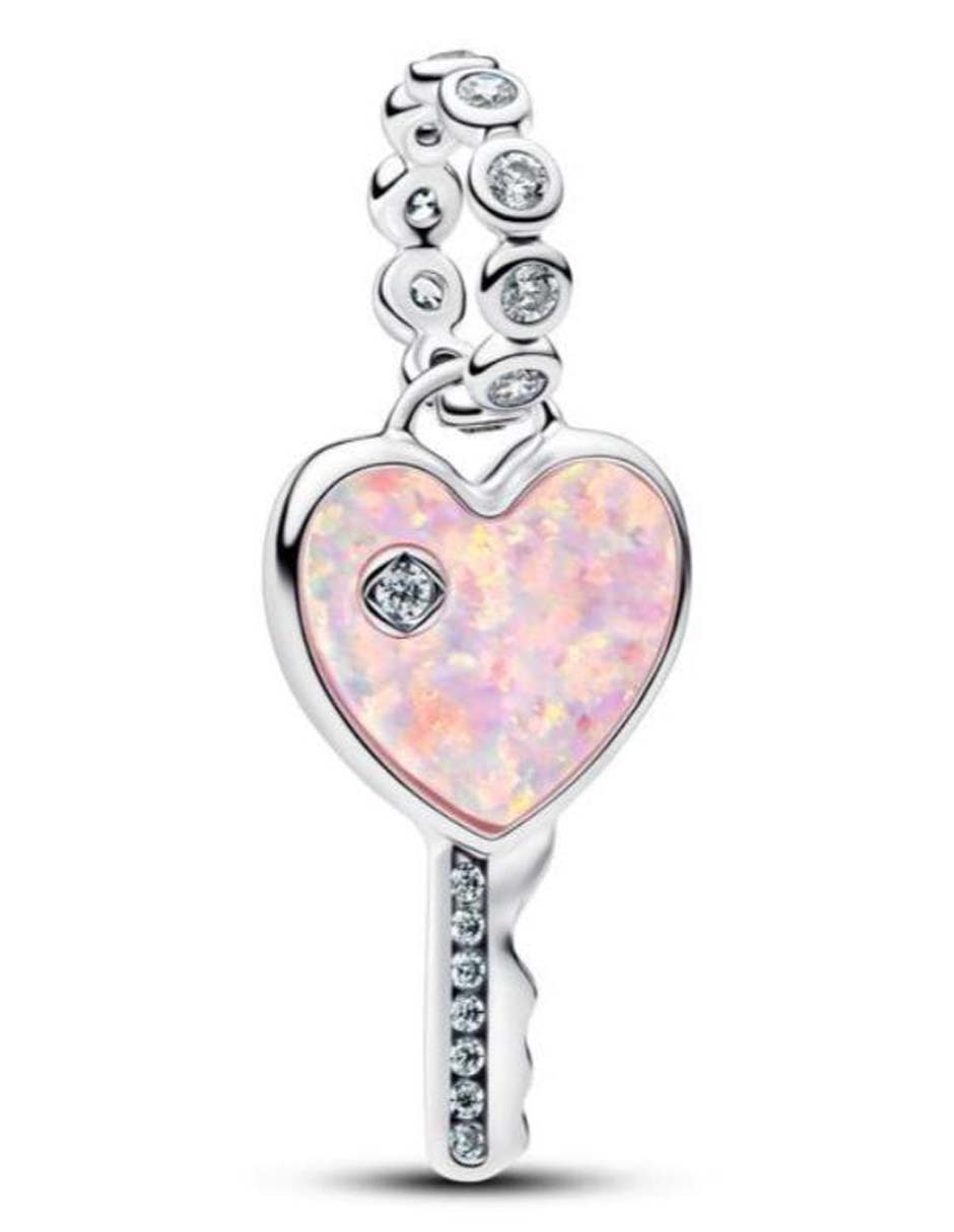 Charm de llave Moments de plata P 925 zirconia cúbica