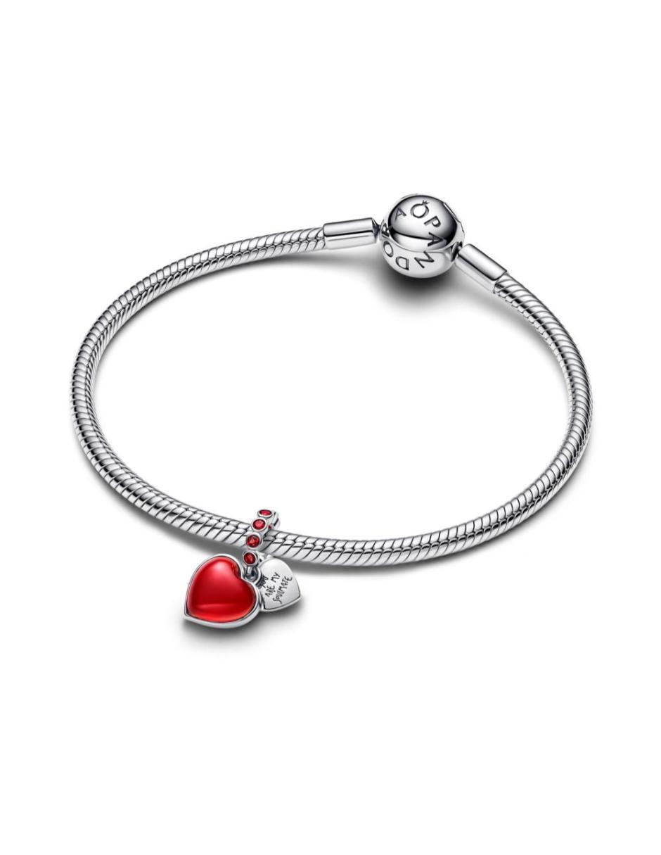 Charm de corazón Moments de plata P 925 cristal 2