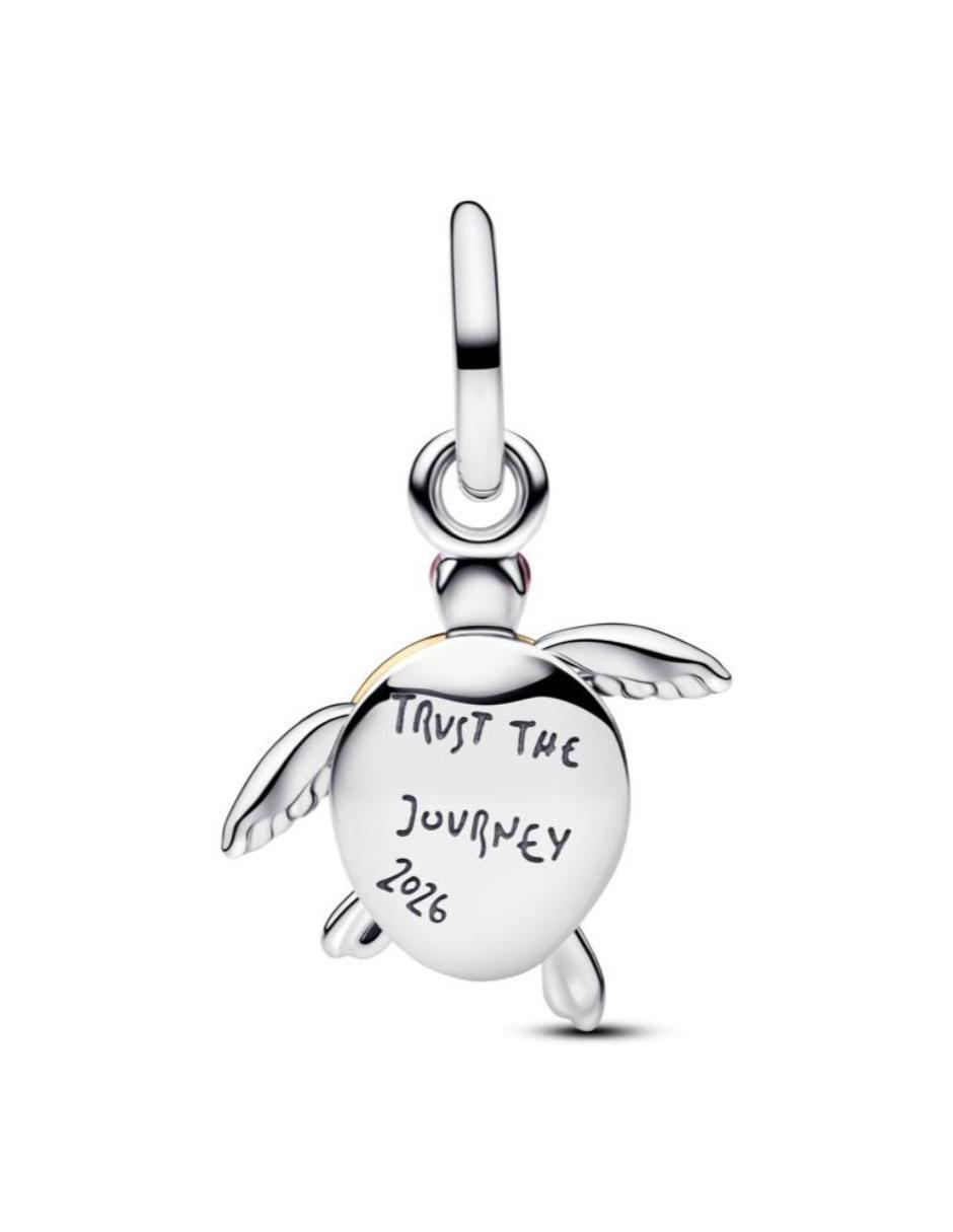 Charm de tortuga Moments de plata P 925 diamante 4