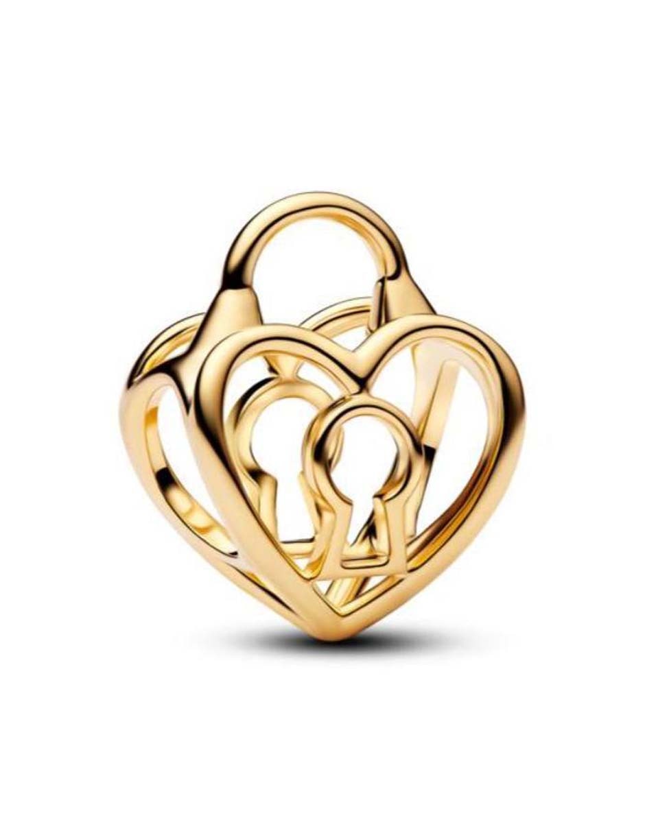 Charm de corazón Moments de plata P 925