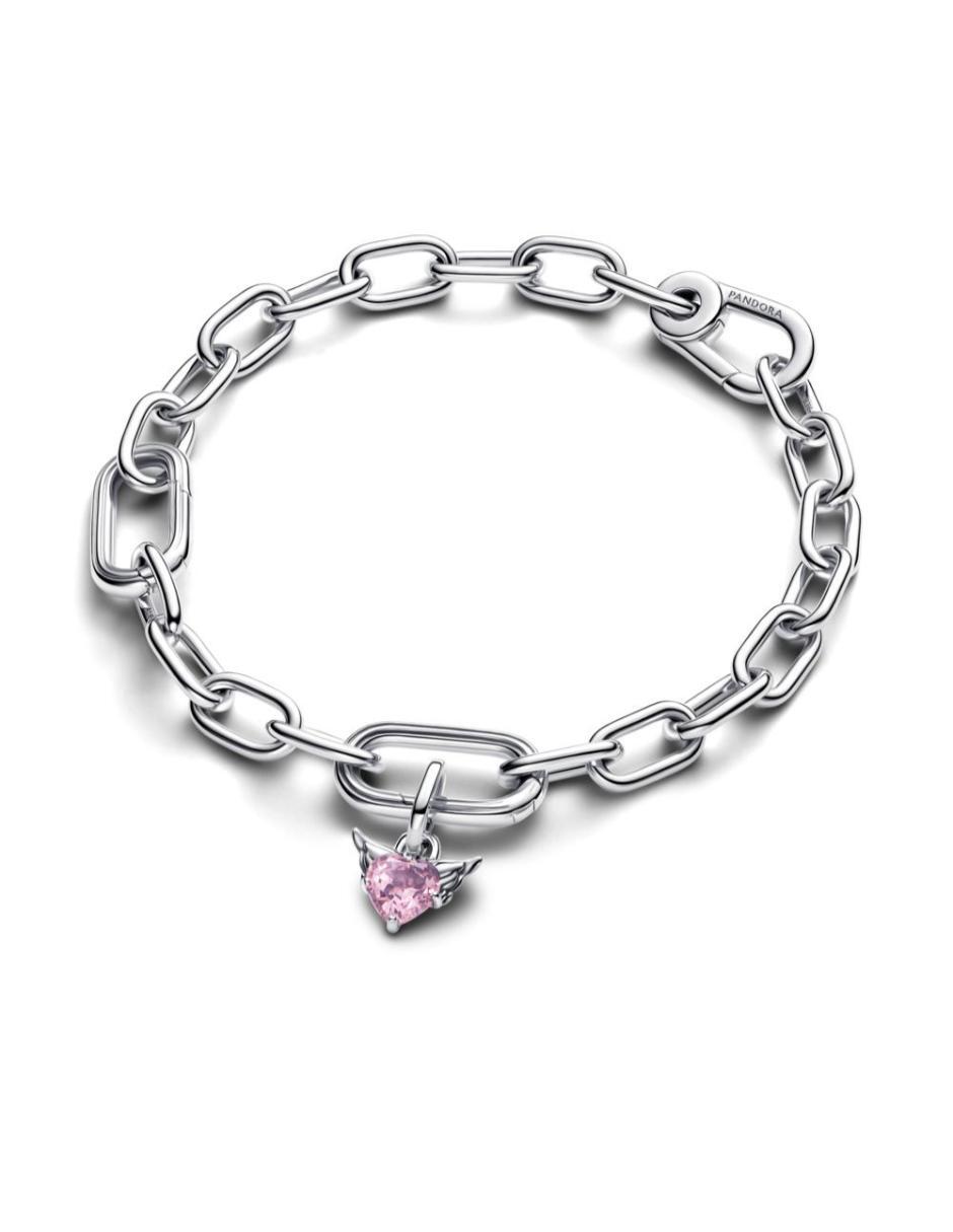 Charm de corazón ME de plata P 925 cristal 3