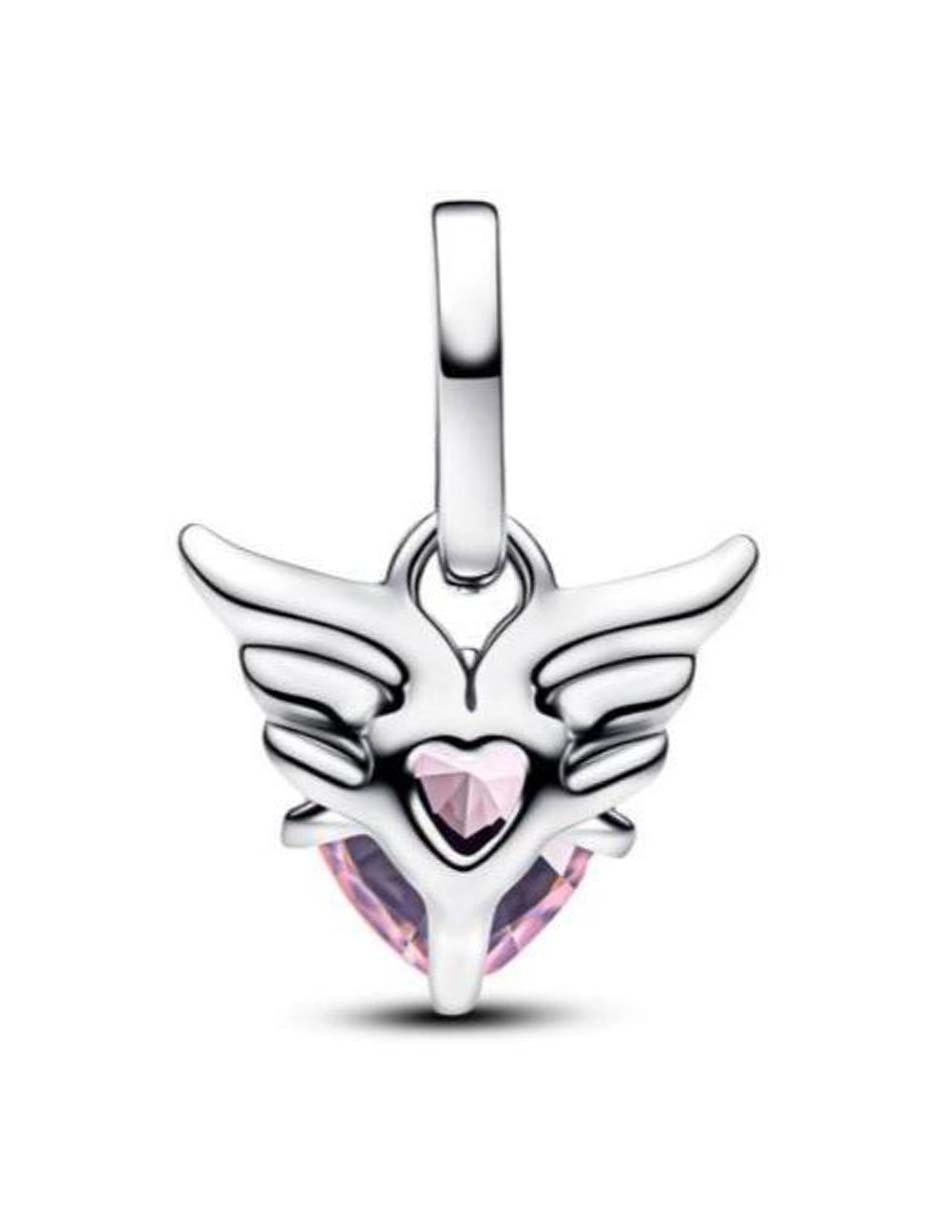 Charm de corazón ME de plata P 925 cristal 4