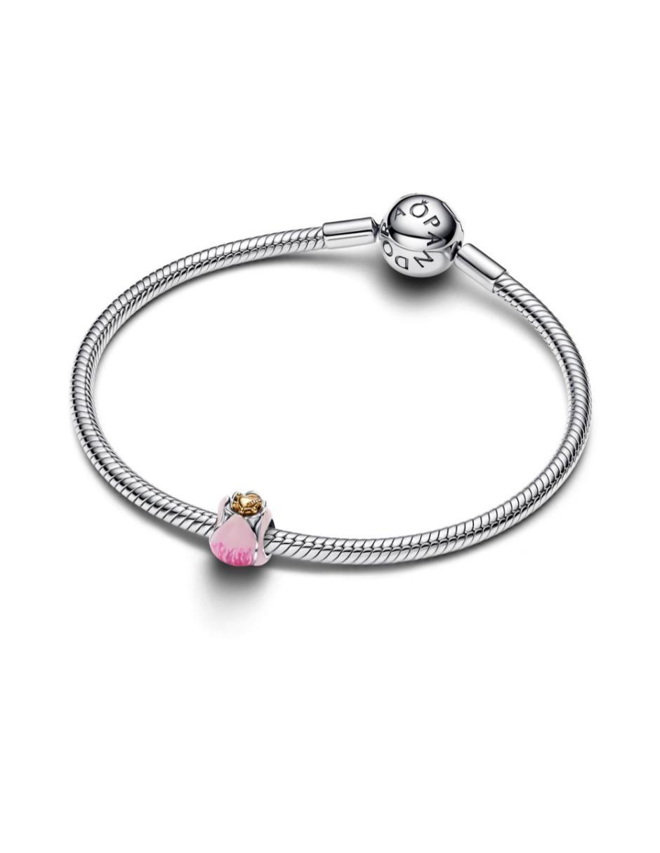 Charm de tulipán Moments de plata P 925 cristal 2