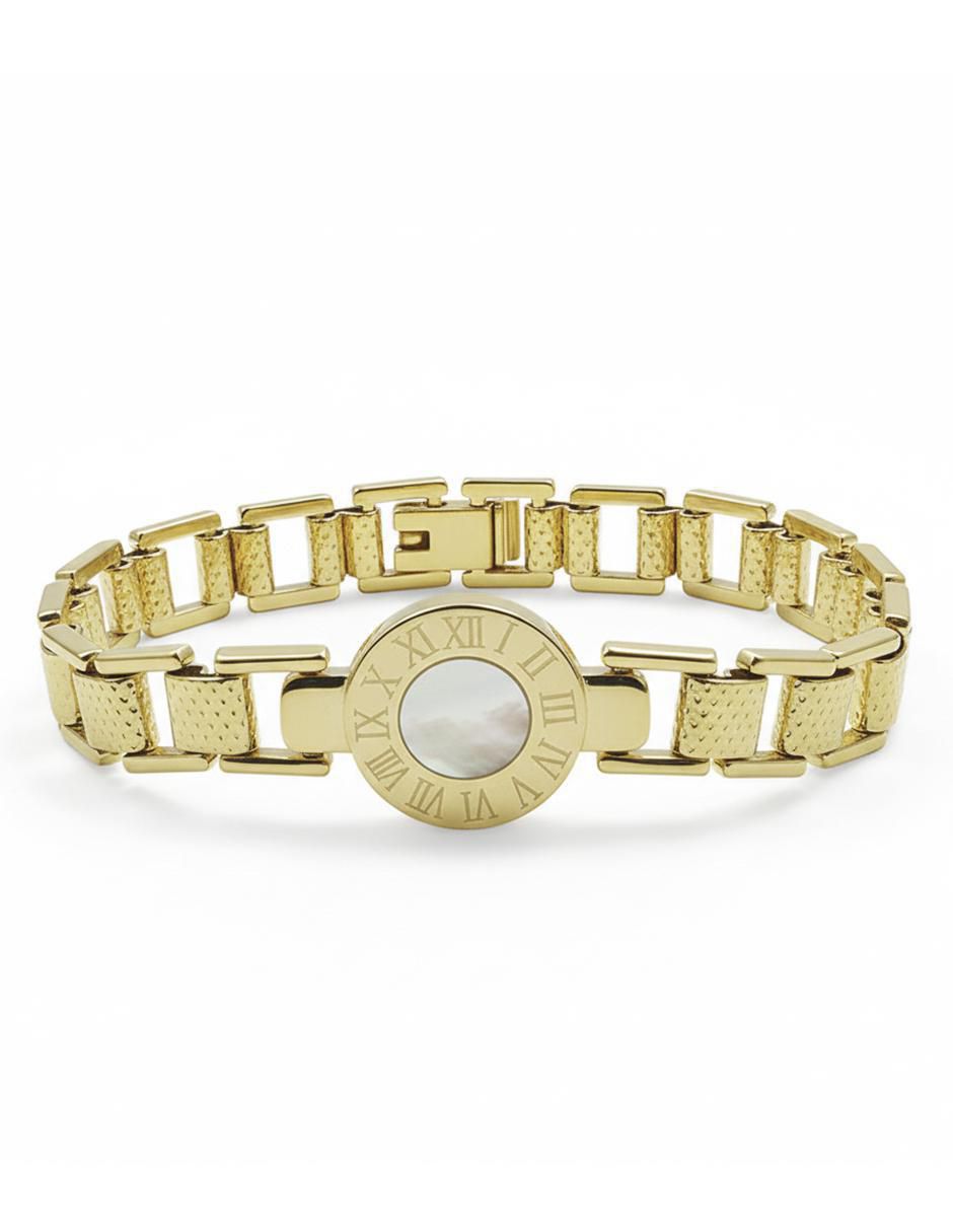Pulsera de oro laminado 8 K acabado brillante 4