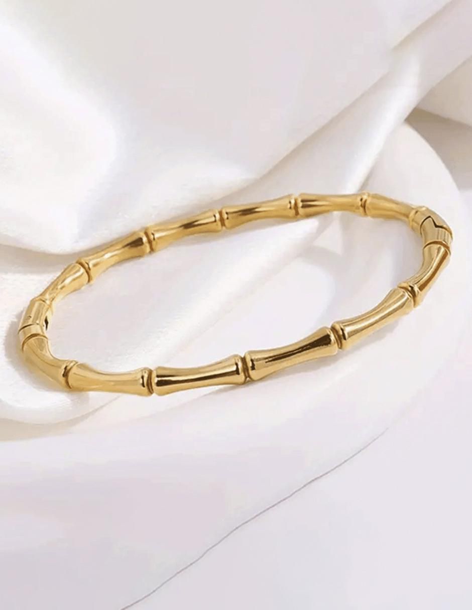 Brazalete de oro laminado 8 K acabado brillante 3