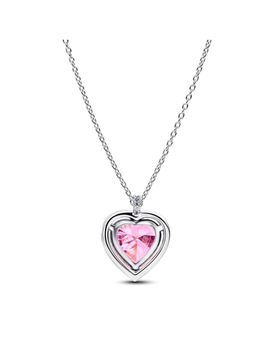 Collar con dije de corazón Timeless de plata P 925 2