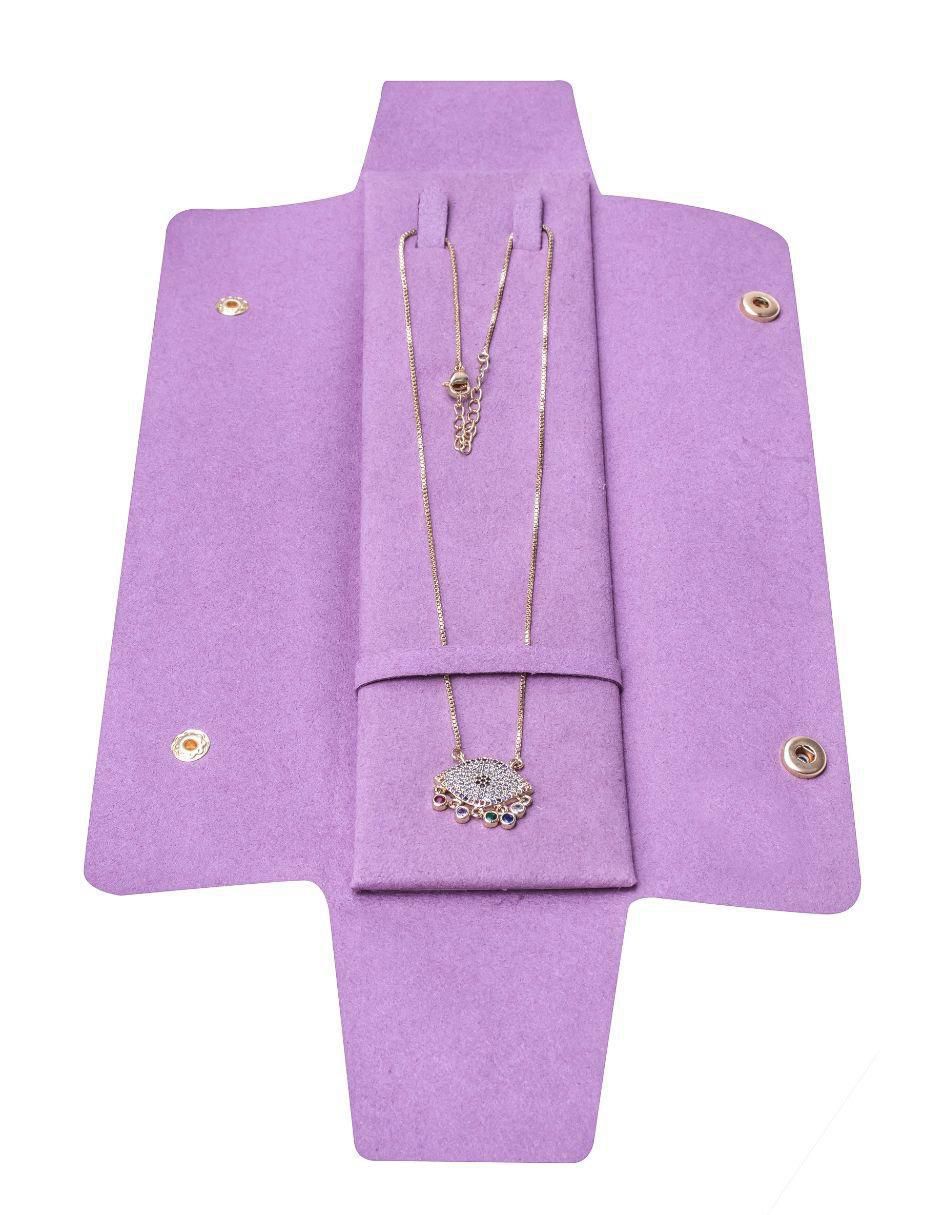 Collar con dije de ojo Protección Turco 18 K 4