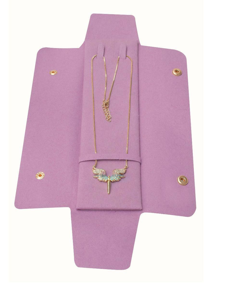 Collar con dije de ángel Alada 18 K 6