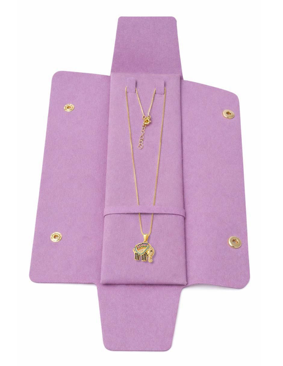 Collar con dije de elefante Kala 18 K 6