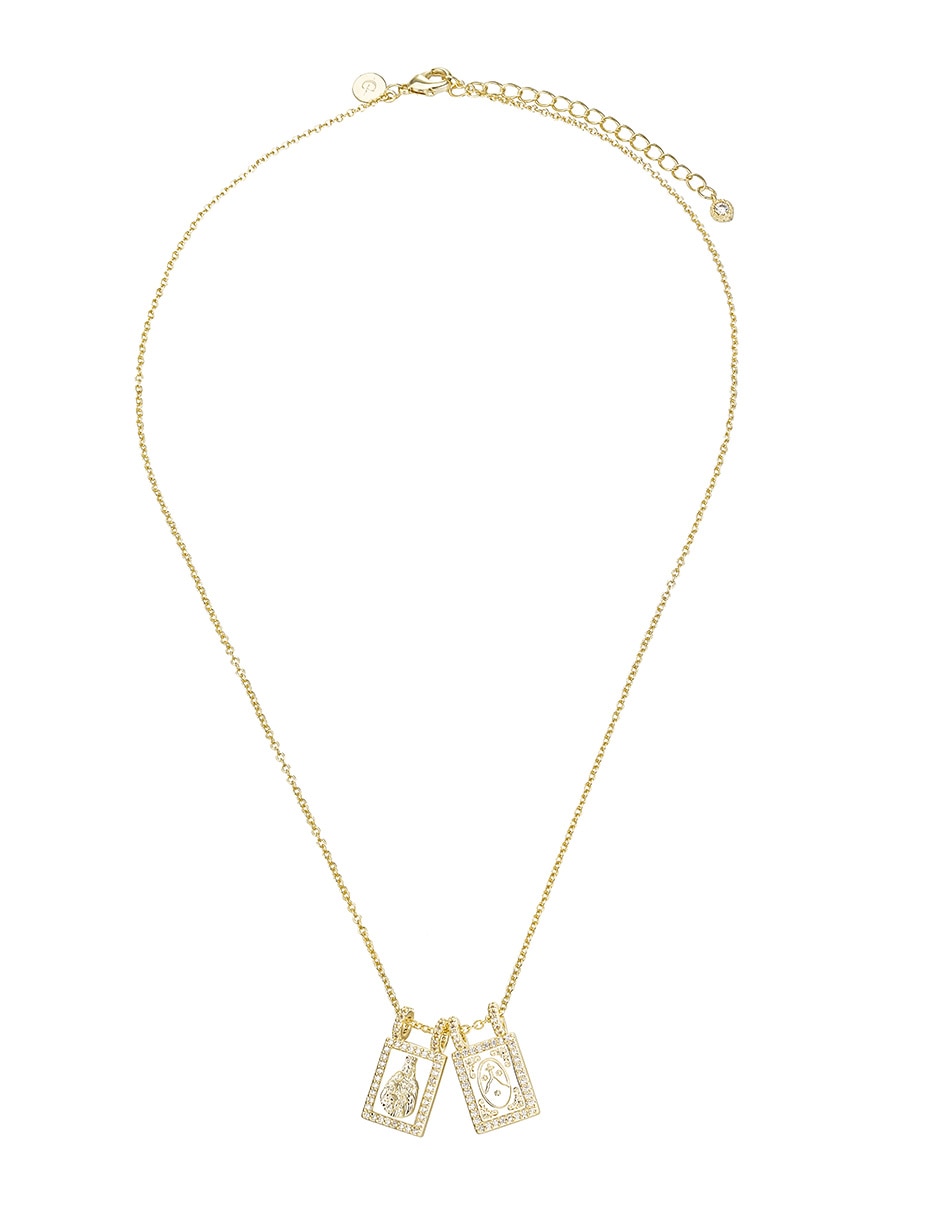 Collar rectangular 14 K 2