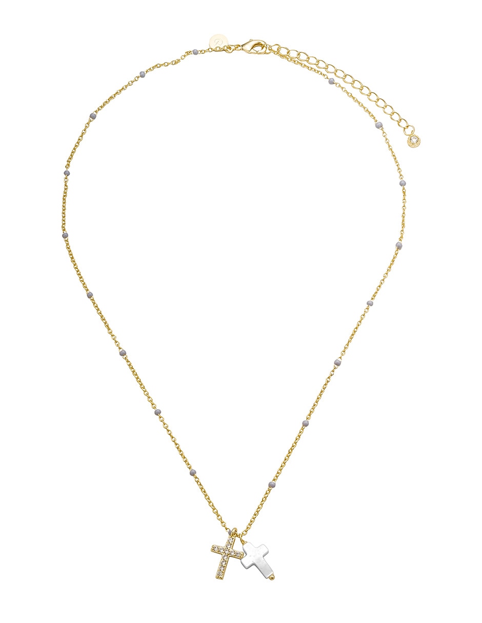 Collar de cruz 14 K 2