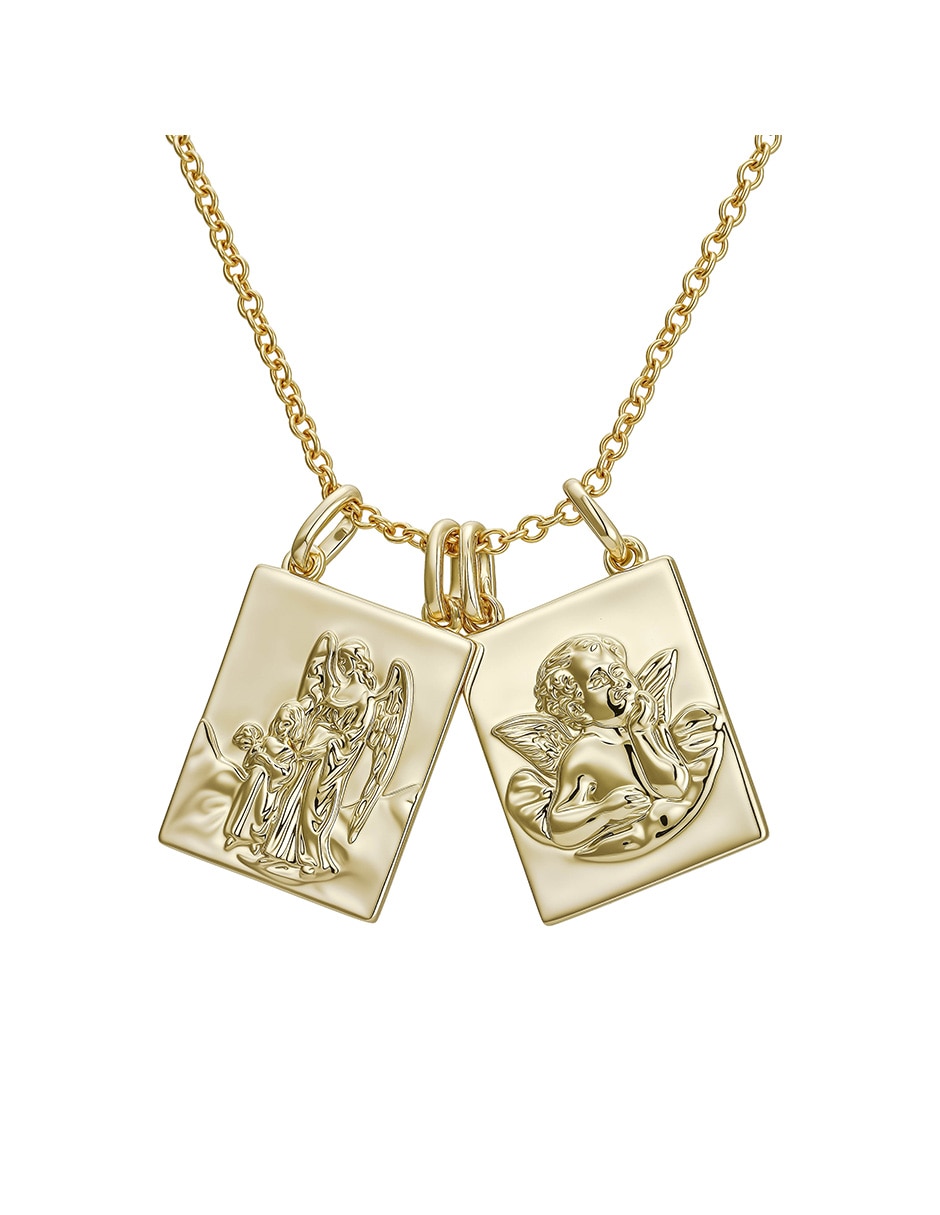 Collar rectangular 14 K