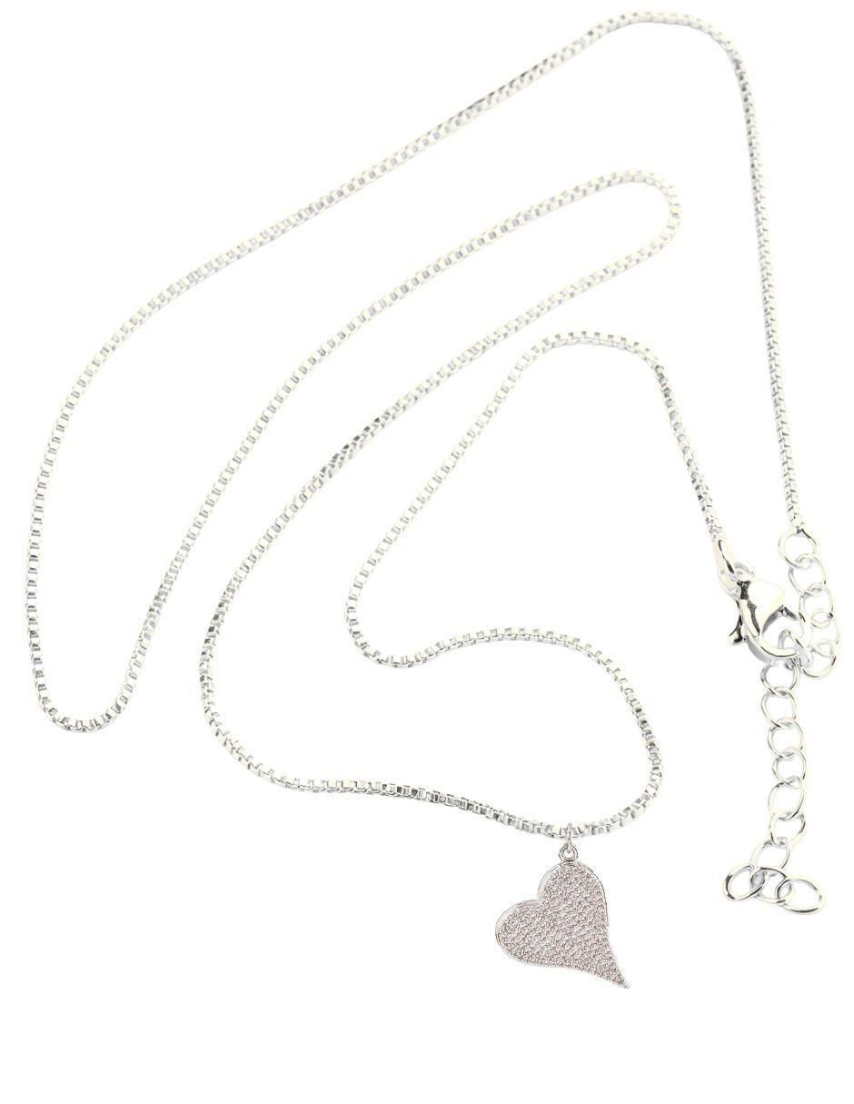 Collar con dije de corazón 7