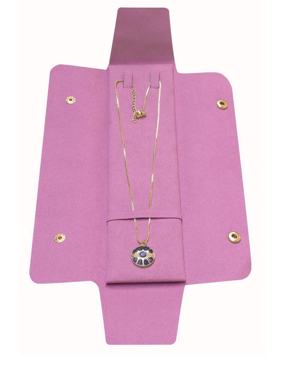 Collar con dije Vortéx con acabado baño de oro 18 K 7