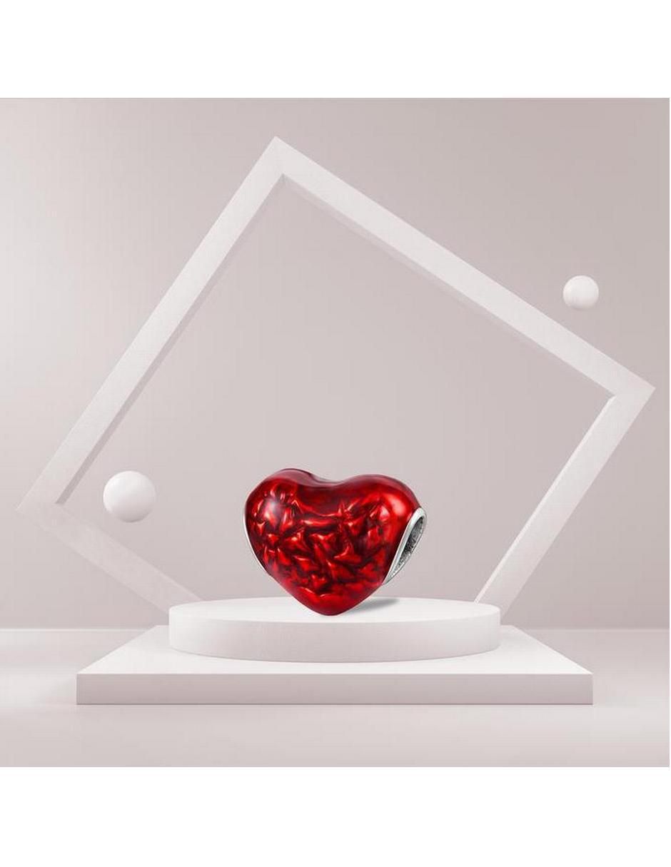 Charm de corazón San Valentín de plata P 925 3