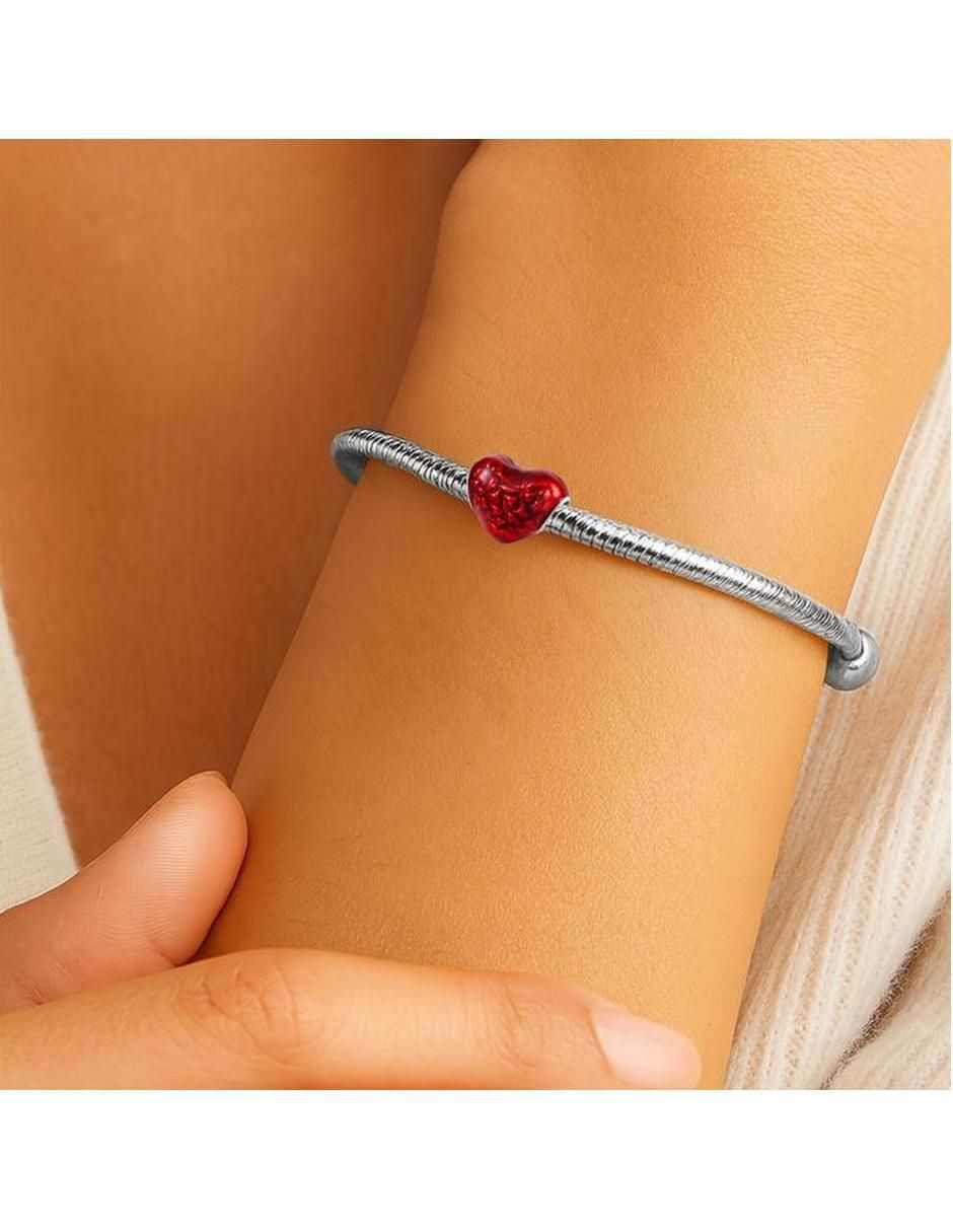 Charm de corazón San Valentín de plata P 925 5