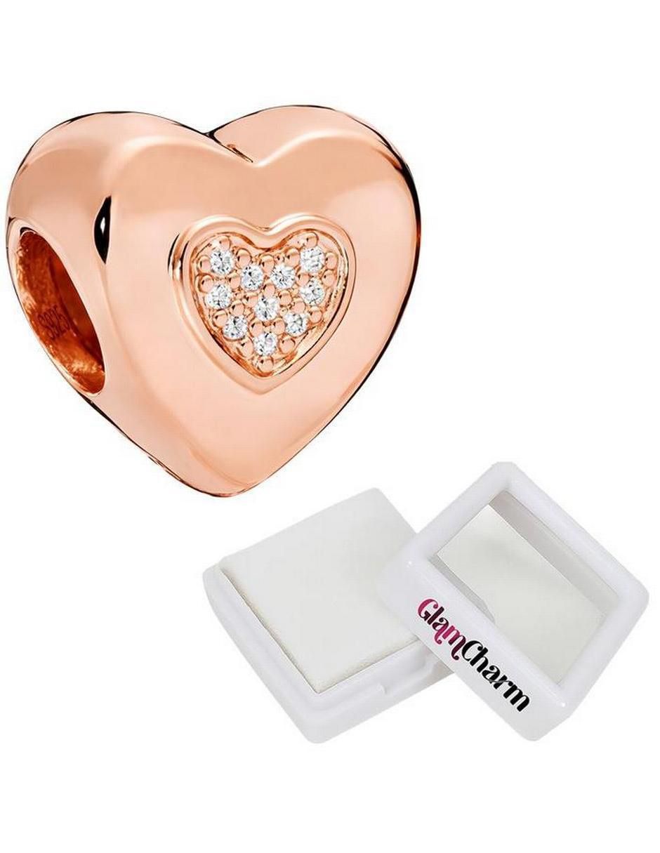 Charm de corazon San Valentín de plata P 925 3