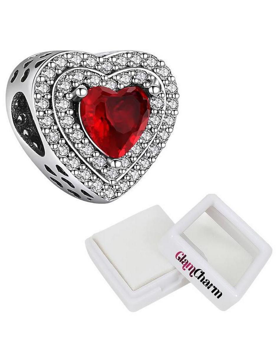 Charm de corazón San Valentín de plata P 925 5