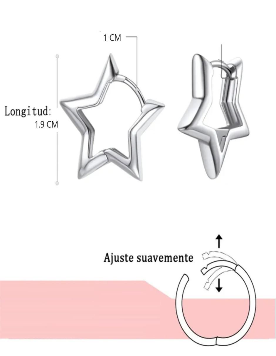 Arracadas de estrella 5
