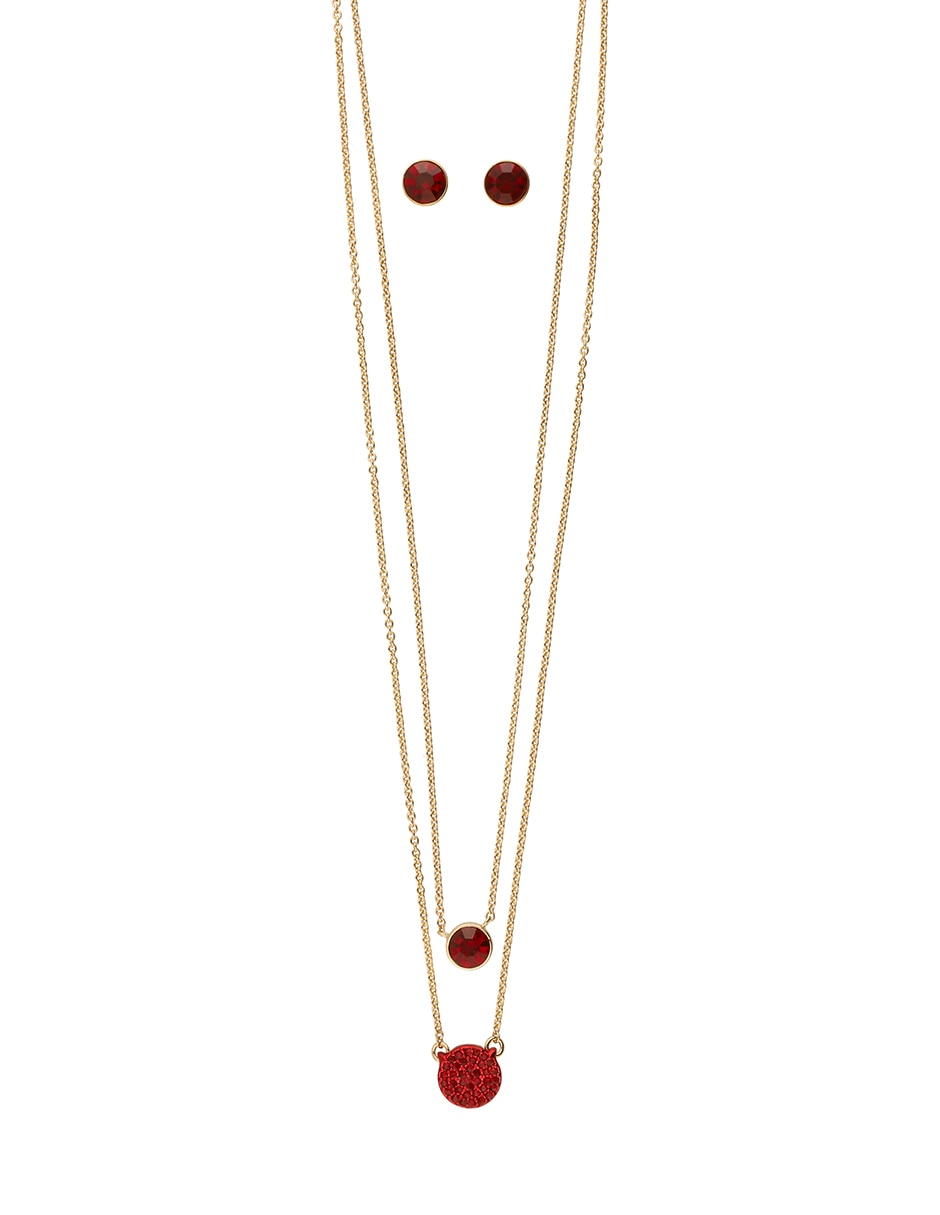 Aretes y collar