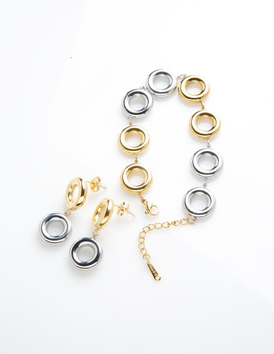 Aretes y pulsera Órbita 2